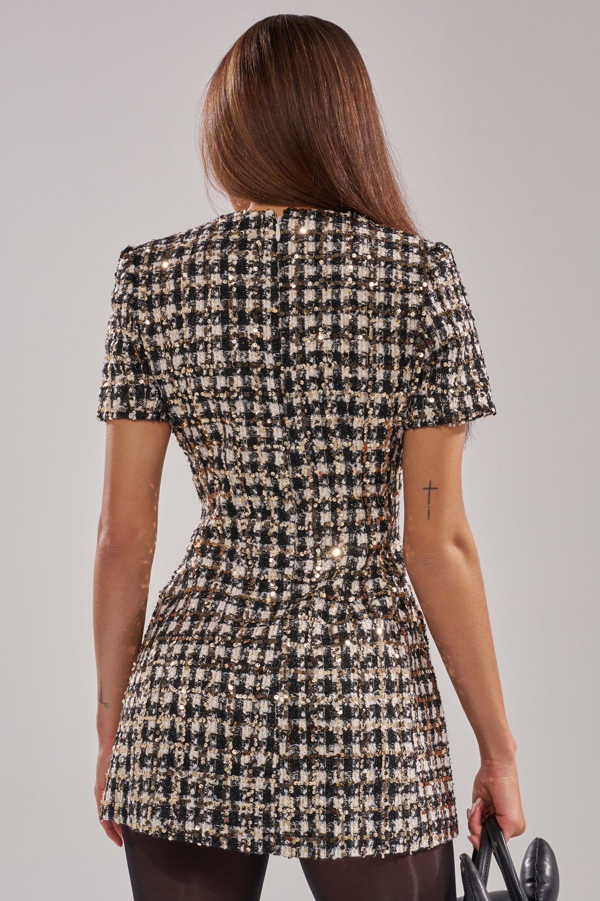 Girly Pop Tweed Mini Dress