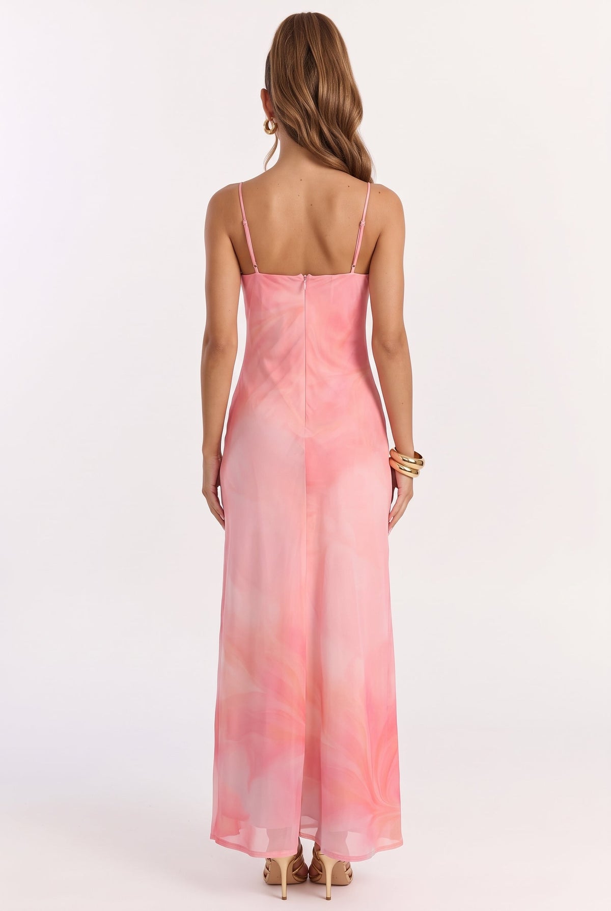 Miyu Bias Cut Maxi Dress