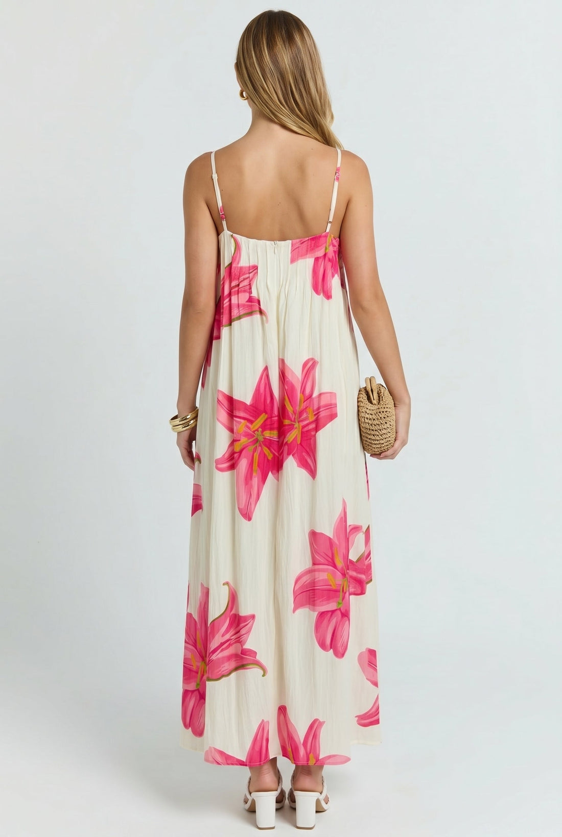 Palm Royale Pleated Maxi Dress