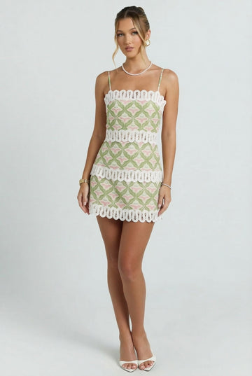 Palm Beach Luncheon Mini Dress