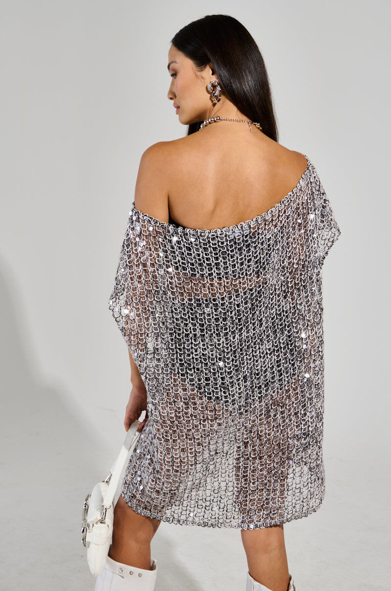 She Sells Seashells Knit Mini Dress