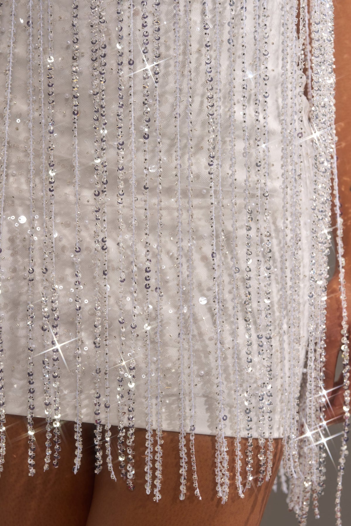 Came Thru Drippin' Fringe Mini Dress