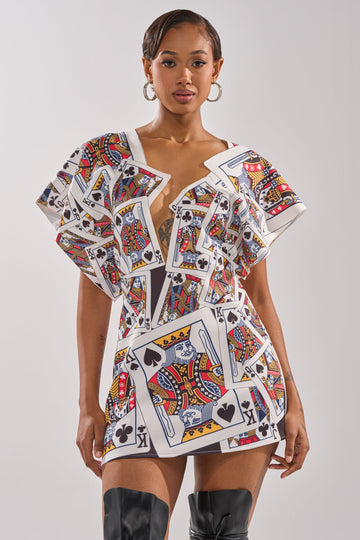 House Of Cards Mini Dress