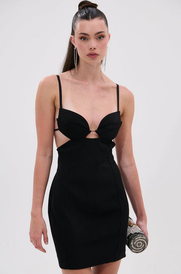Miami Nights Mini Dress With Cutouts