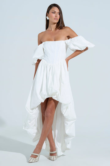 Sofia Poplin High Low Mini Dress