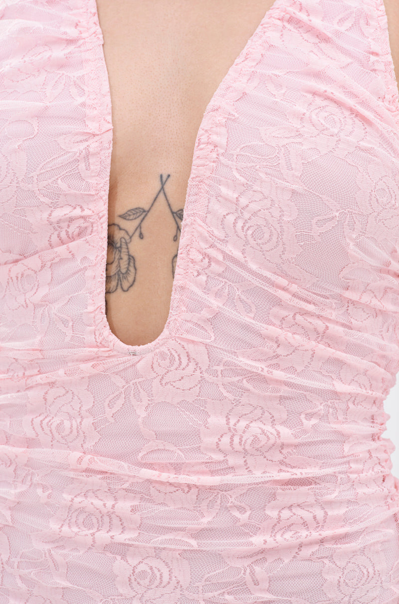 All Eyes On Me Mini Dress In Pink