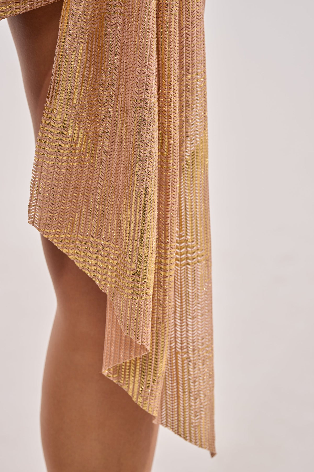 Dream Girl Women Mini Dress In Gold