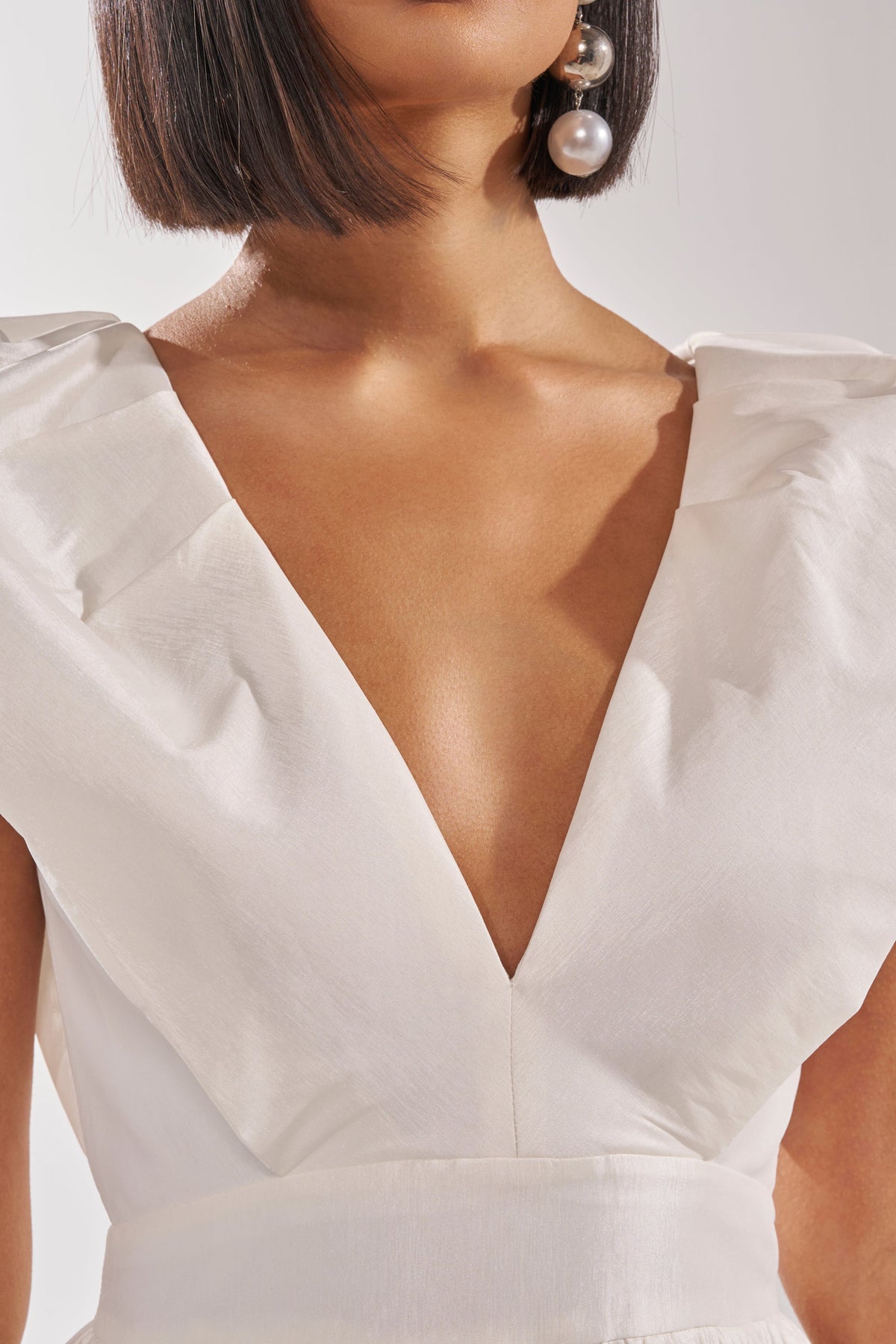 Far Gone White Mini Dress
