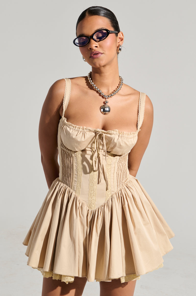 Spin About You Poplin Mini Dress