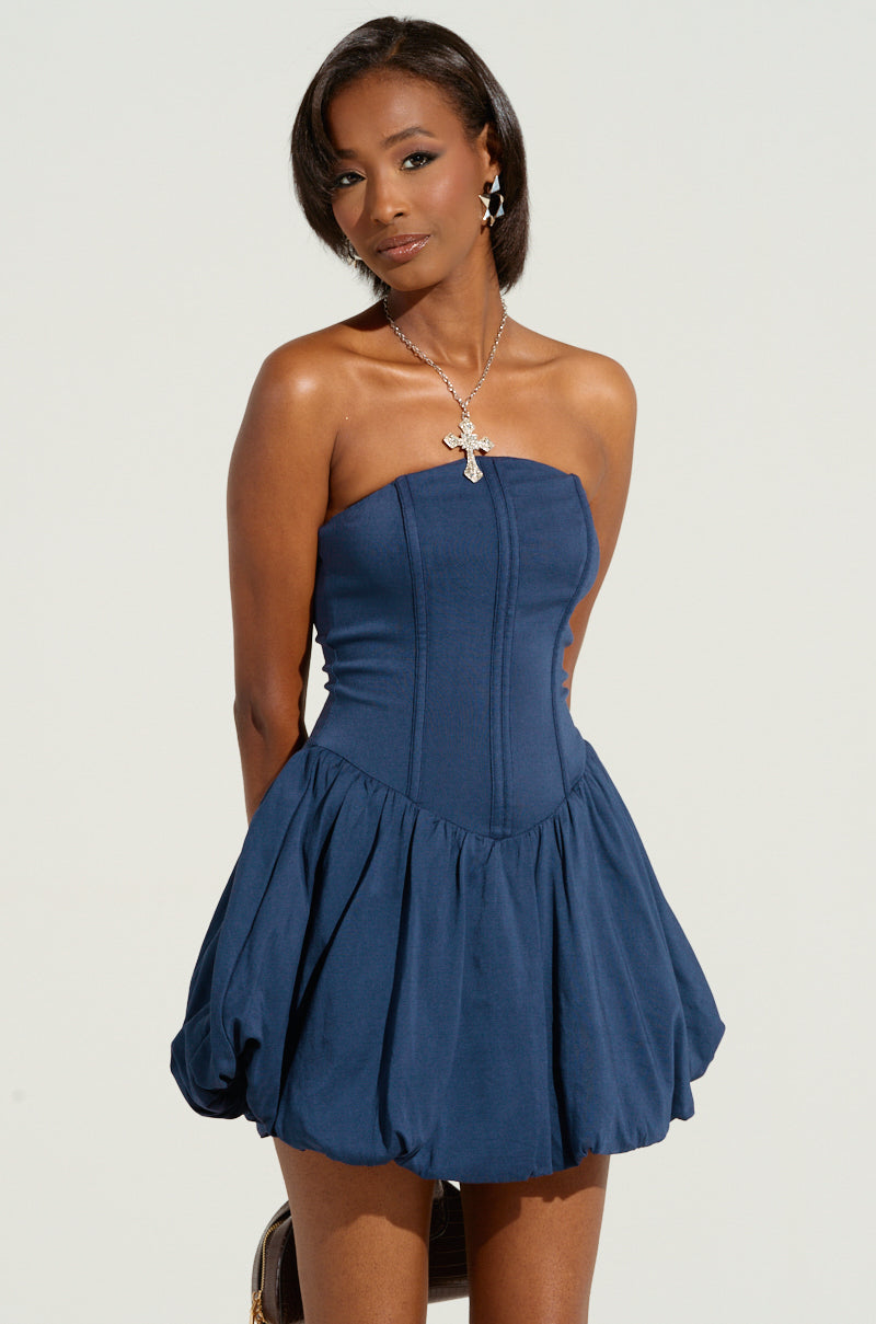 Bella Loo Navy Mini Dress