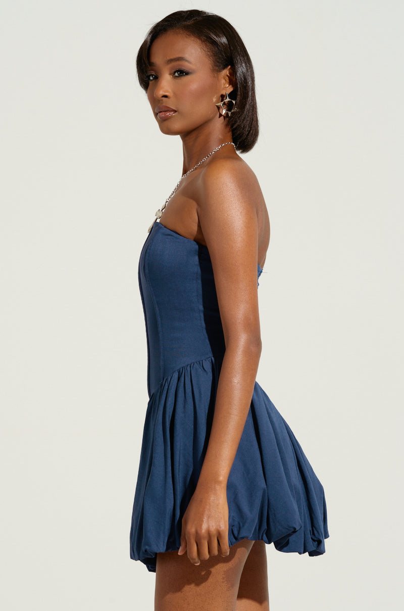 Bella Loo Navy Mini Dress