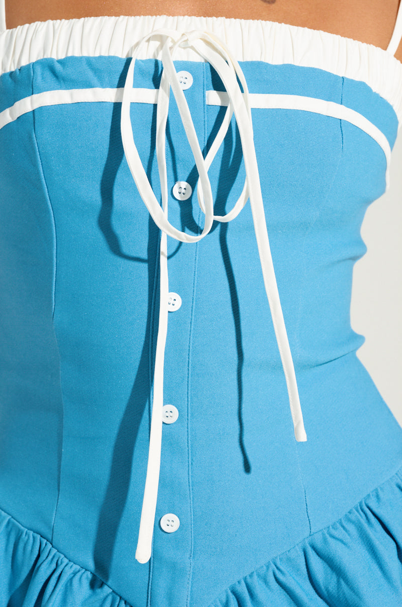 Too Sweet Poplin Mini Dress