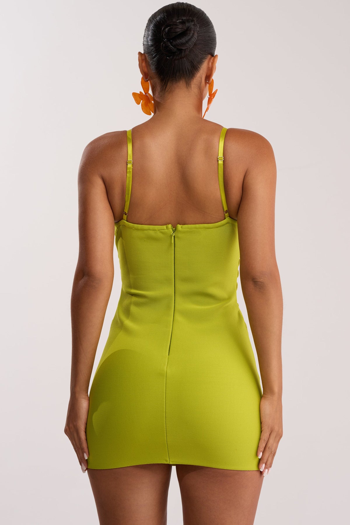 Anything But Basic Mini Dress In Green