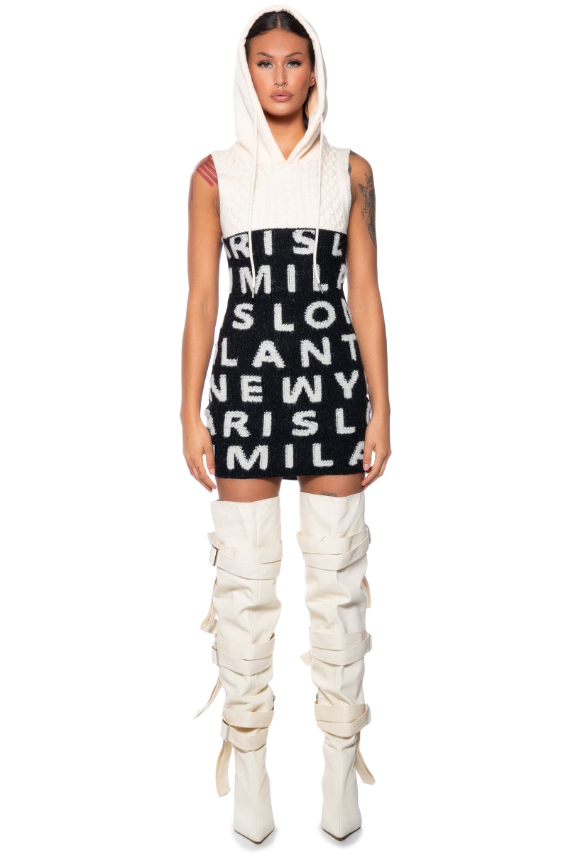 Abc'S Knit Mini Dress