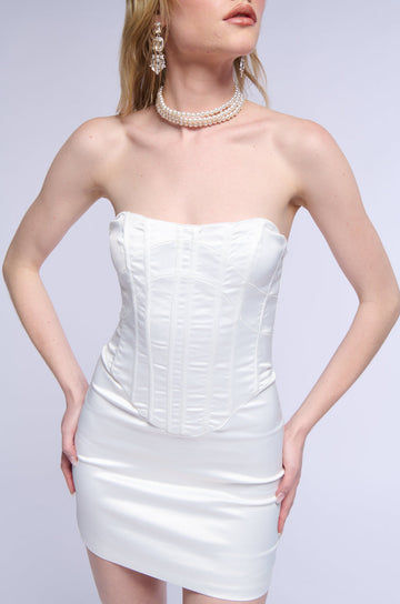 Actin Brand New Satin Mini Dress