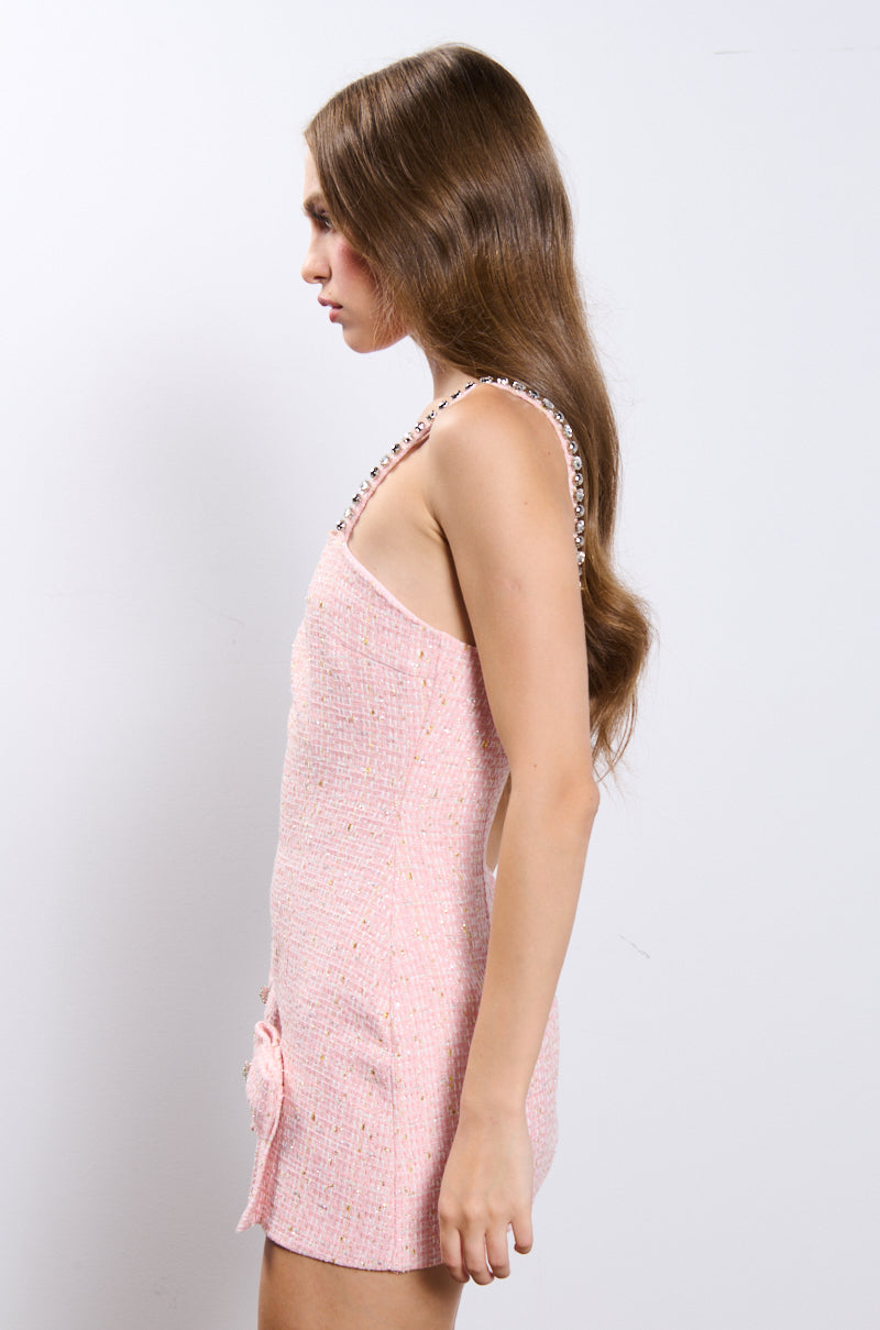 Afternoon Tea Bow Mini Dress