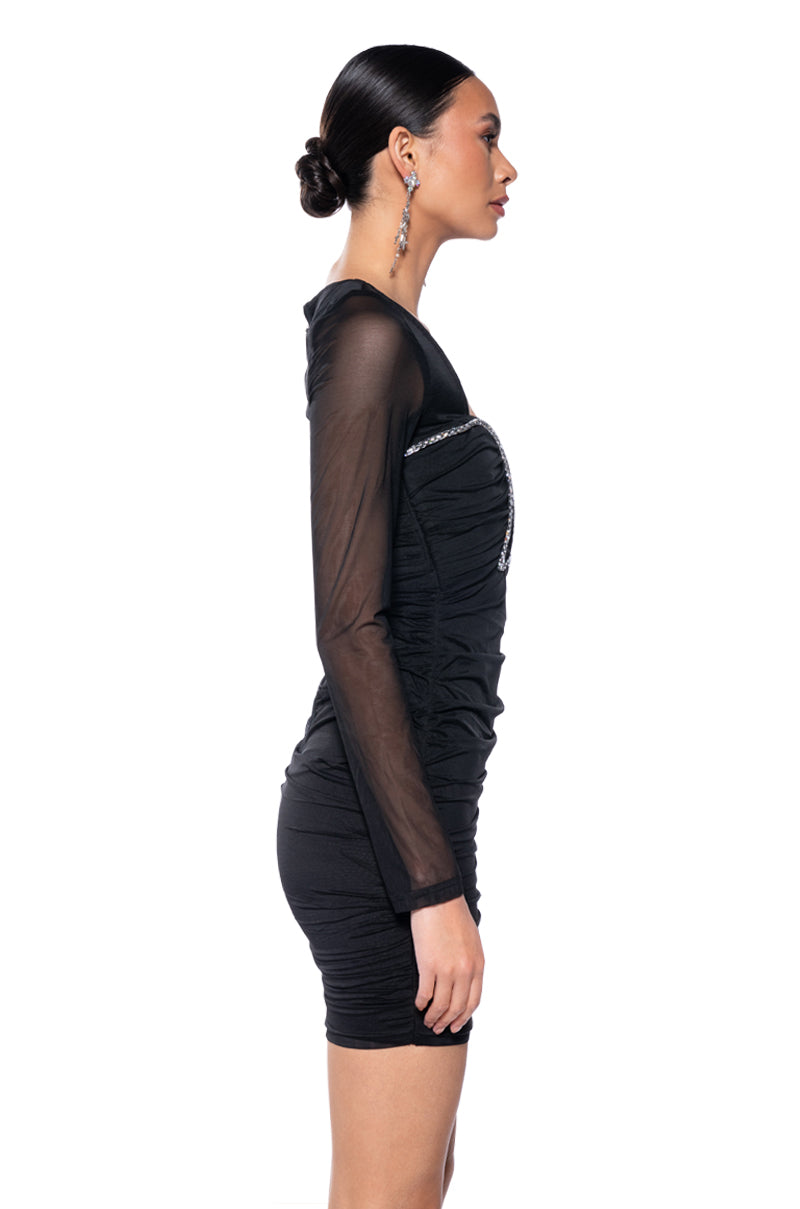 Angelica Long Sleeve Mini Dress