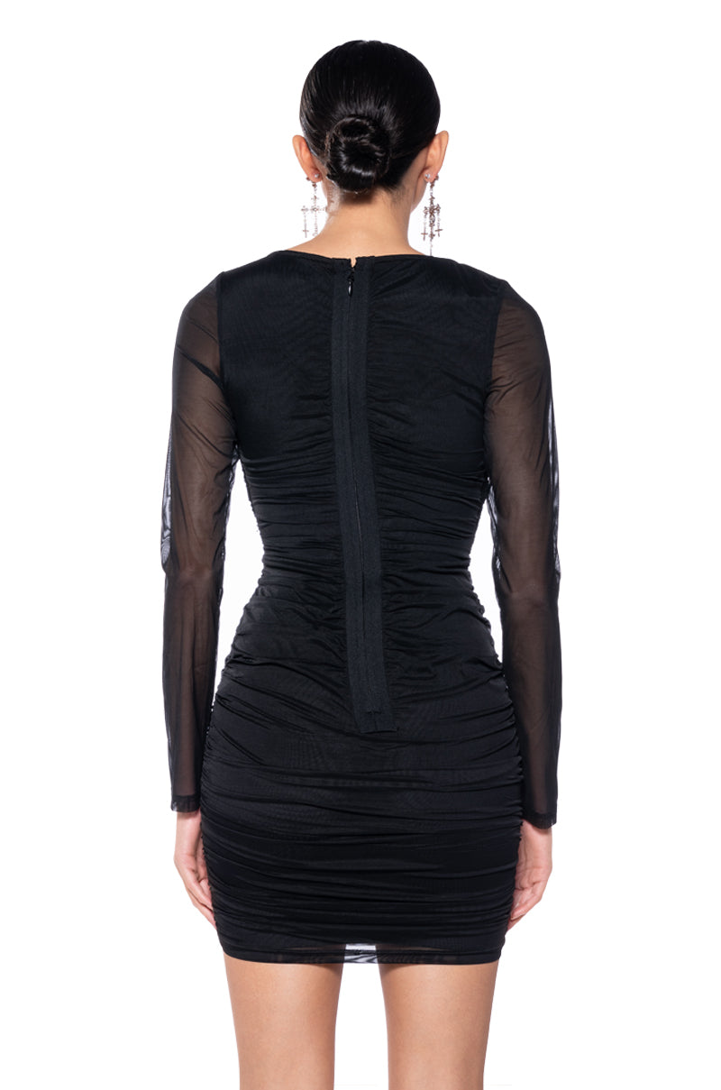 Angelica Long Sleeve Mini Dress