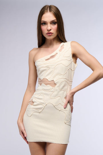 Around The World Cut Out Mini Dress