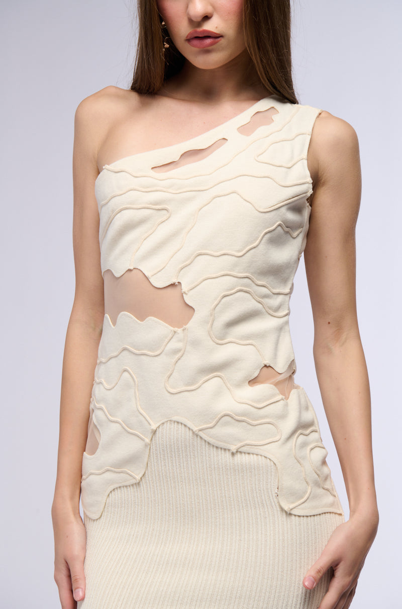 Around The World Cut Out Mini Dress