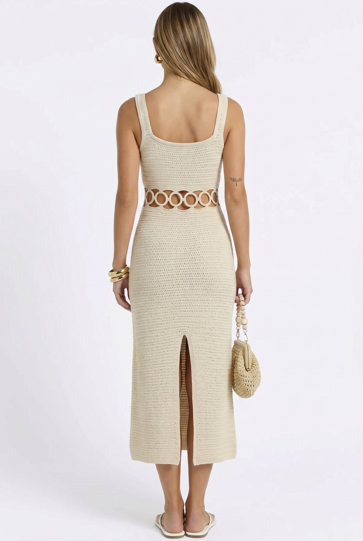 Bali Crochet Midi Dress
