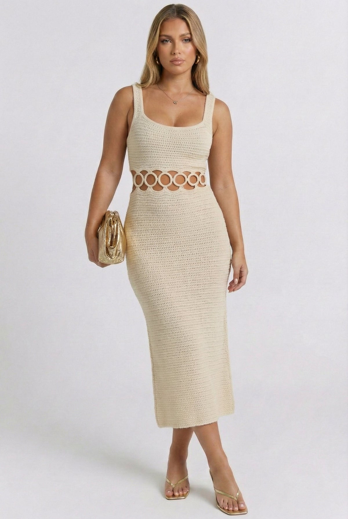 Bali Crochet Midi Dress