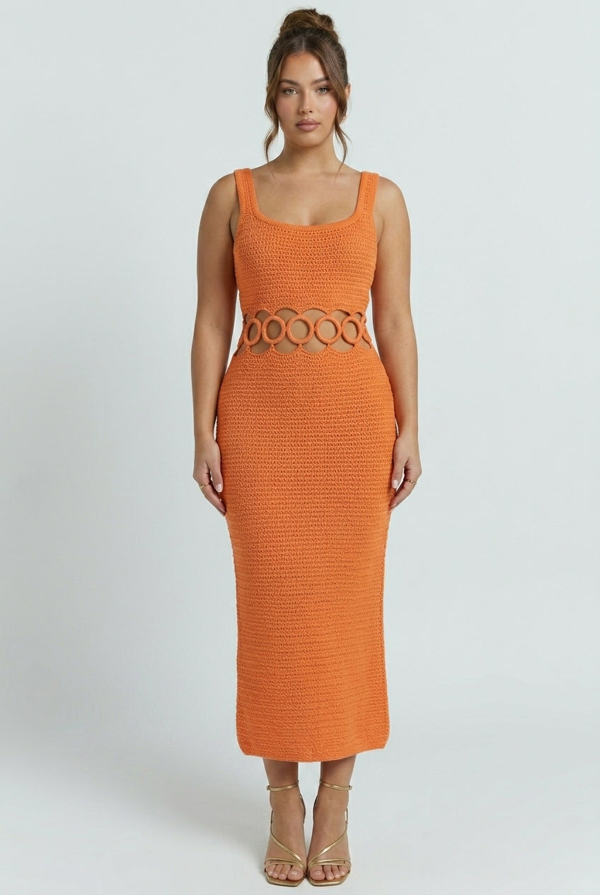 Bali Crochet Midi Dress
