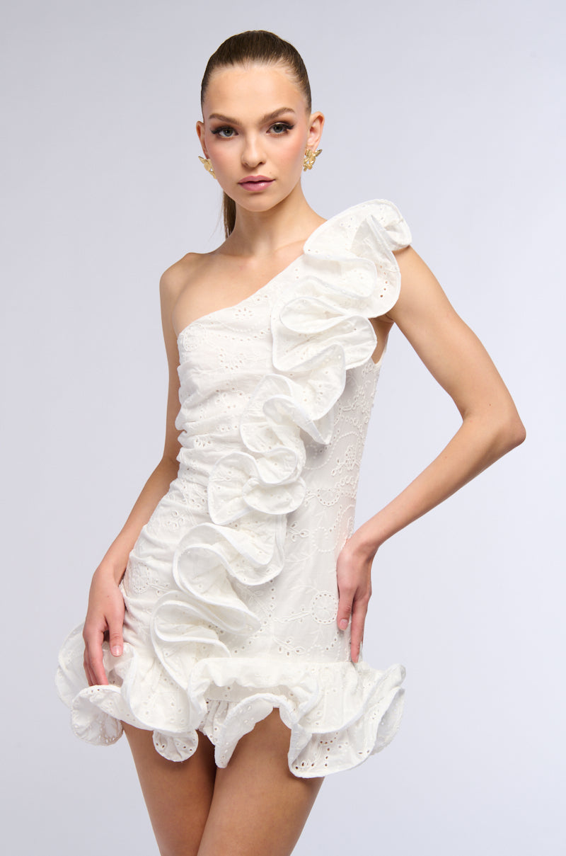 Best Dressed Ruffled Mini Dress