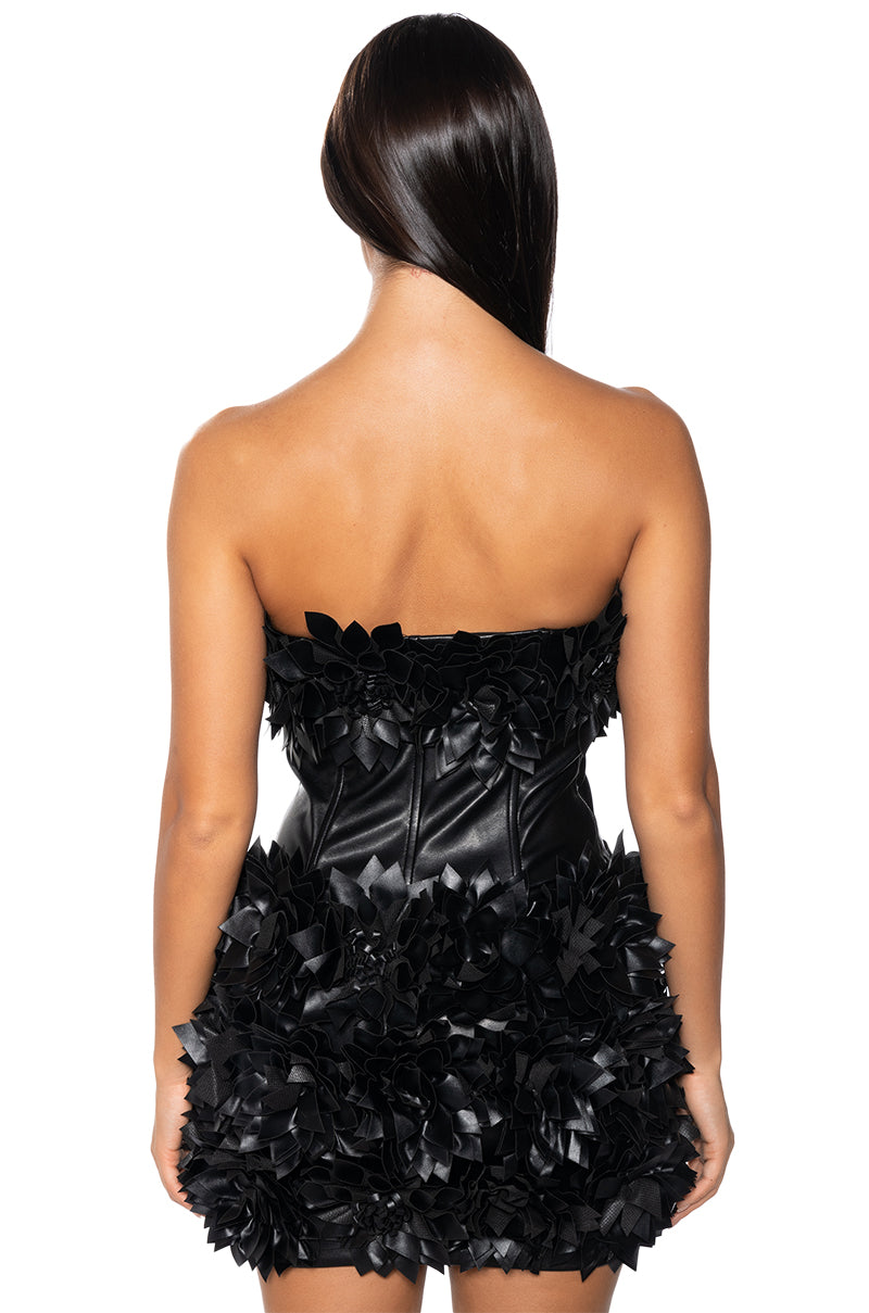 Flower Power Pu Mini Dressw