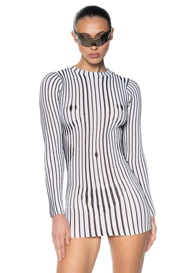 Body Like Art Mini Dress