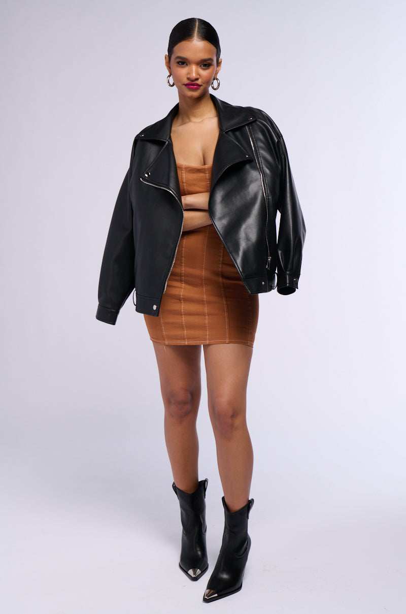 Break Ur Heart Strapless Mini Dress