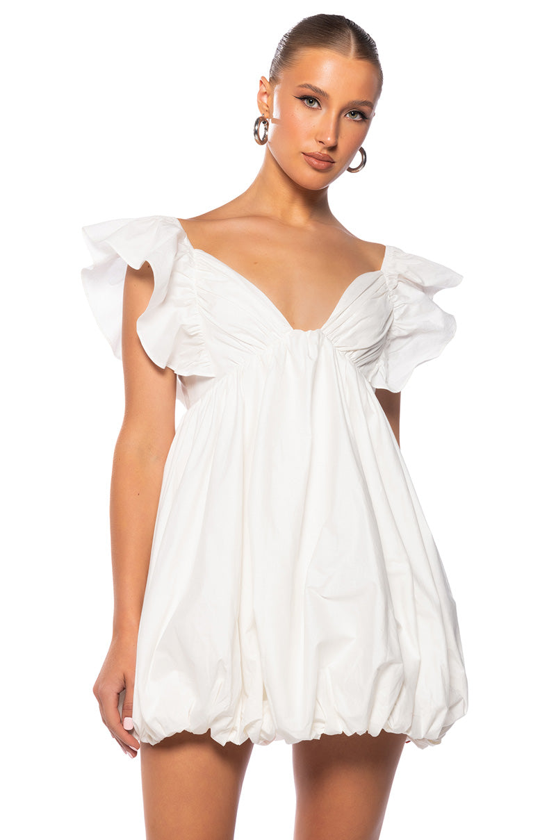 Cece Poplin Mini Dress
