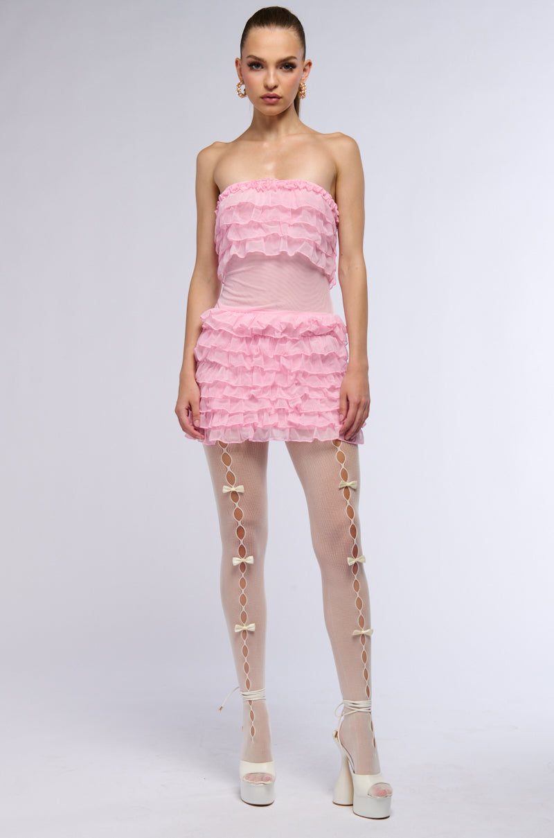 Coquette Baby Ruffled Mini Dress