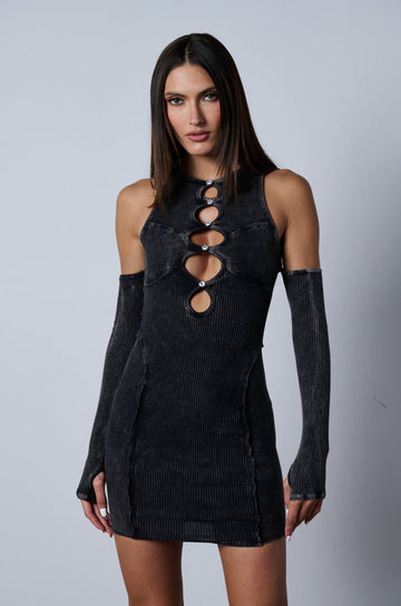 Cover Star Cutout Mini Dress