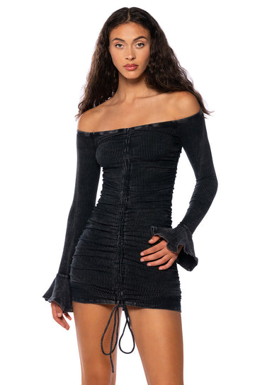 Danny Mineral Wash Mini Dress