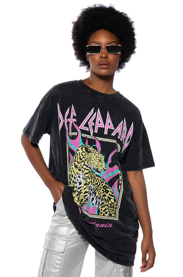 Def Leppard Pyromania Tshirt Dress