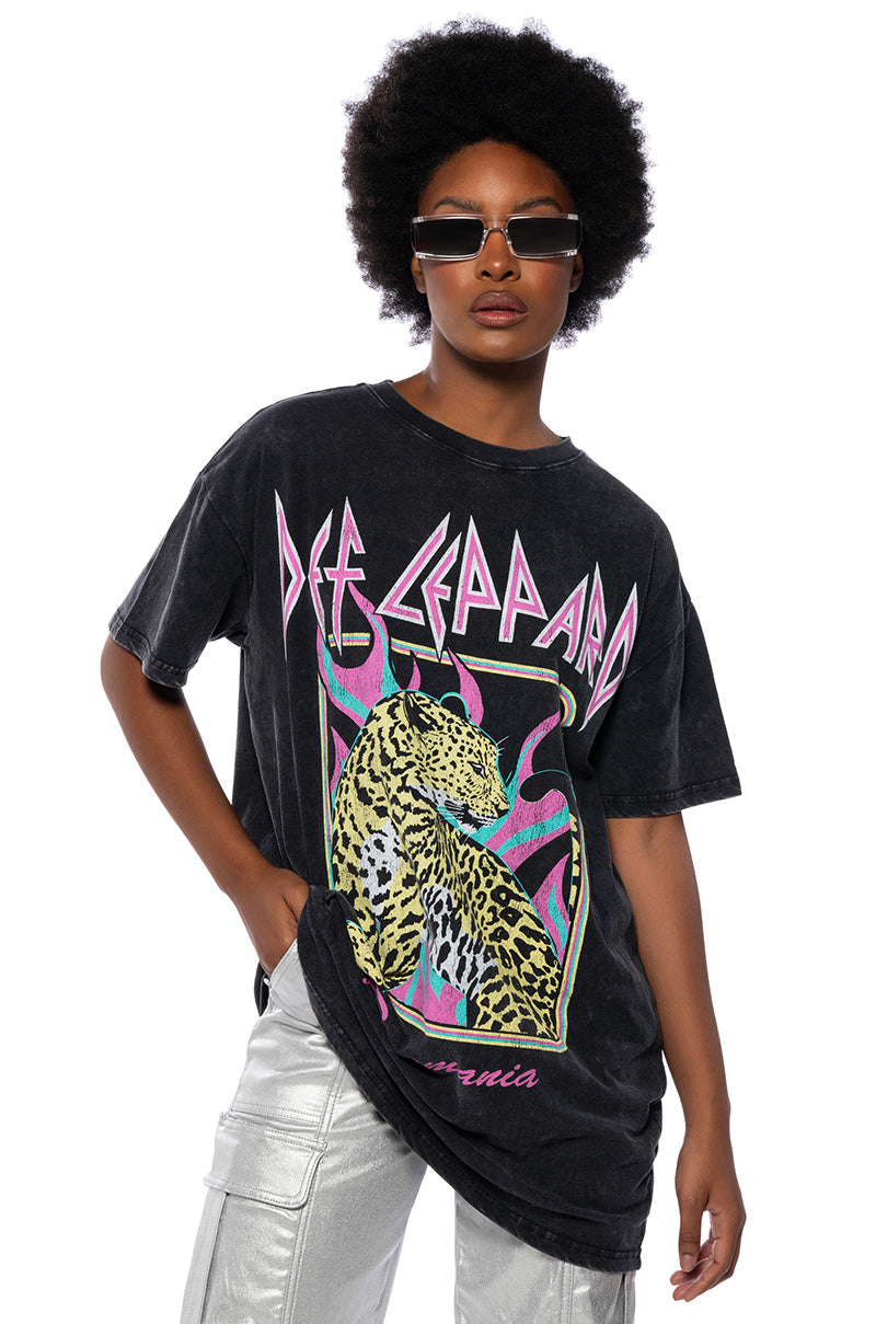 Def Leppard Pyromania Tshirt Dress