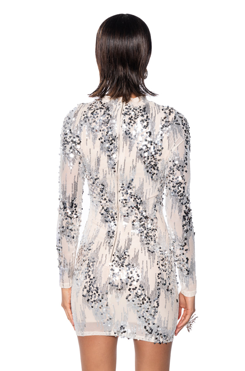 Diana Sequin Embellished Mini Dress