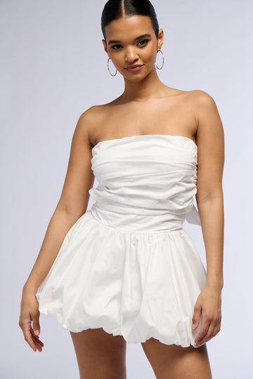 Felt Cute Poplin Mini Dress