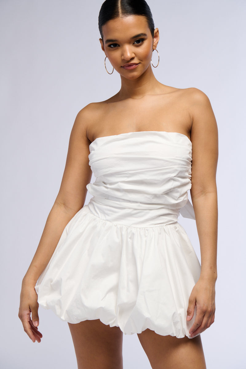 Felt Cute Poplin Mini Dress