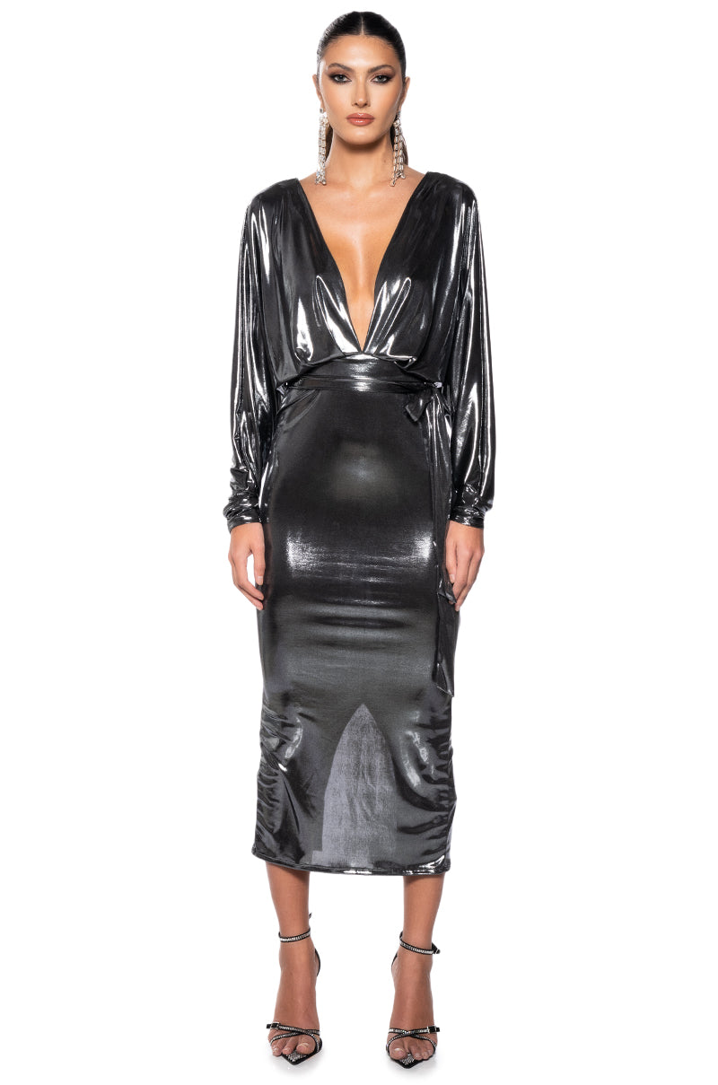 Flirty Funky Midi Dress