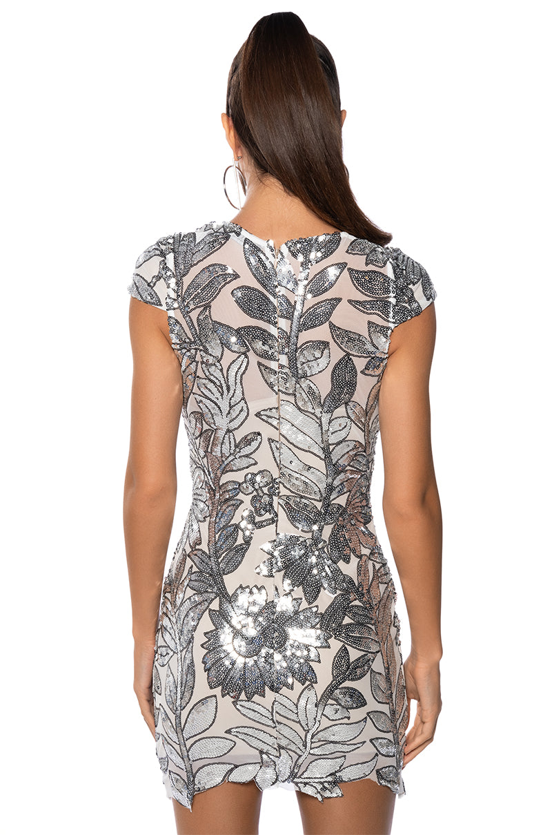 Flora Sequin Mini Dress