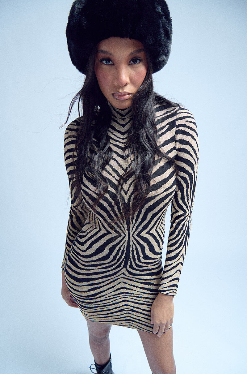 Forever Yours Shimmer Knit Mini Dress