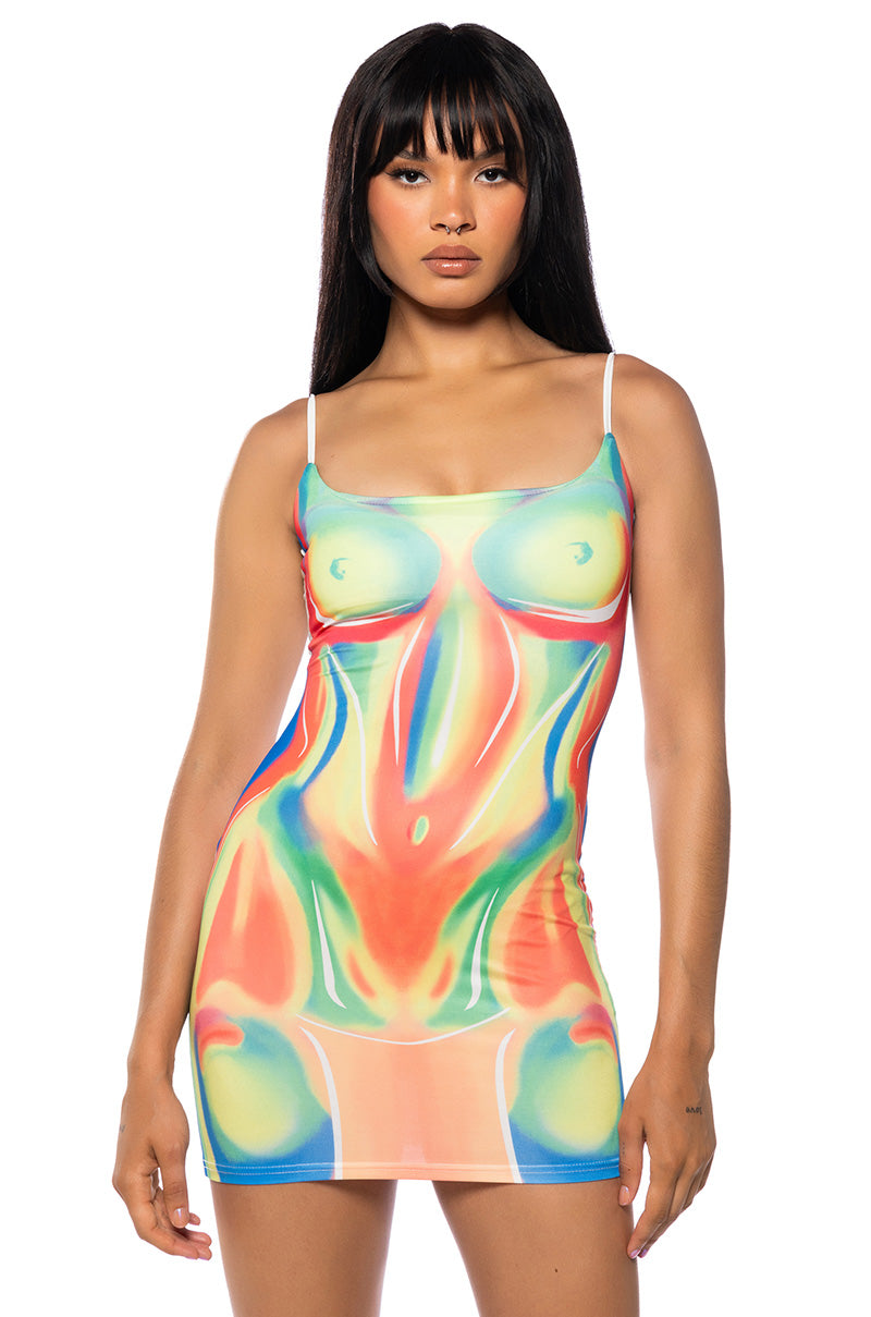 Givin Body Strapless Mini Dress