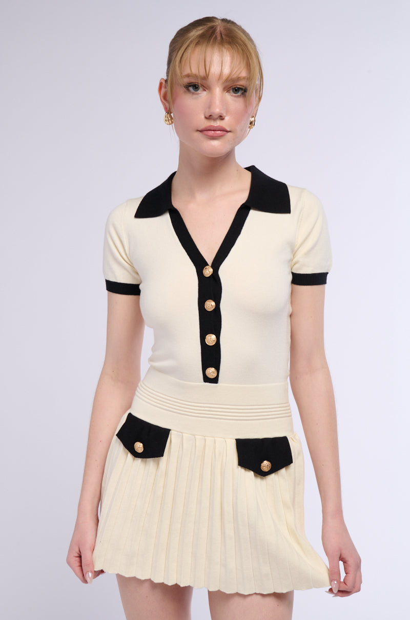 In My Sofia Era Knit Mini Dress