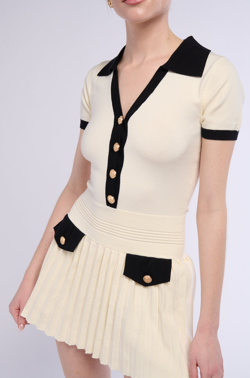 In My Sofia Era Knit Mini Dress