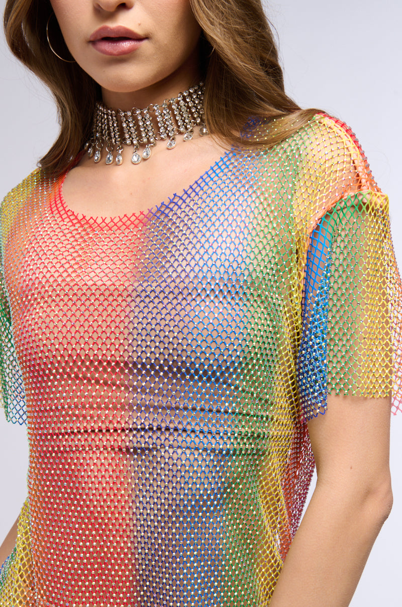 It'S All About Me Rhinestone Mini Dress