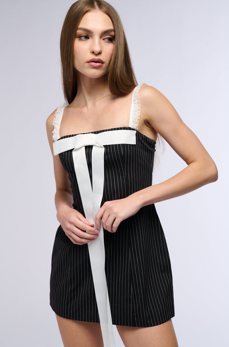 Just Add Another Bow Mini Dress
