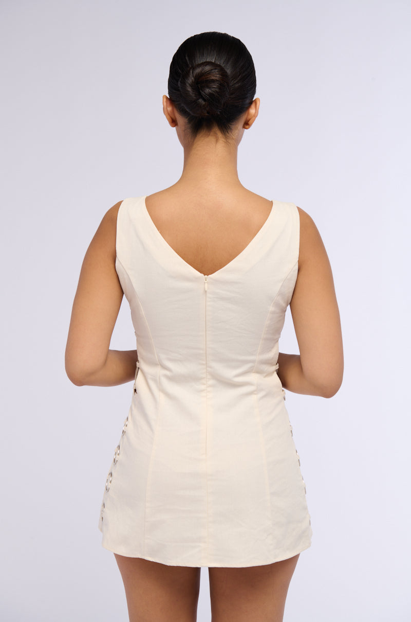 Keepin It Classy Linen Mini Dress