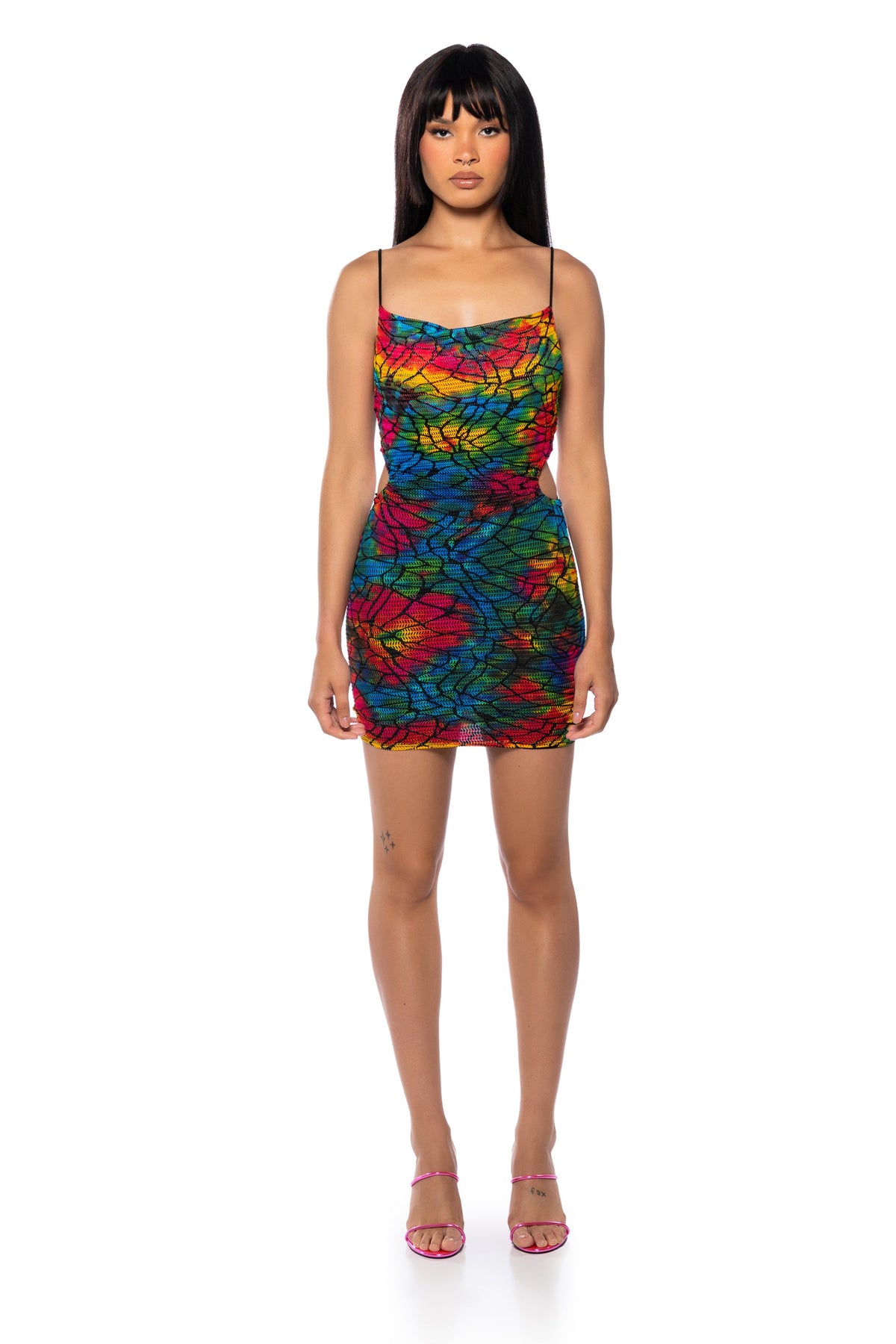 Know No Better Print Mini Dress